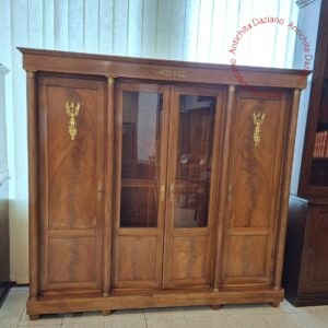 Libreria in mogano stile Impero