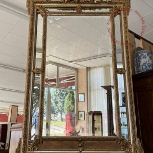 Specchiera-Caminiera dorata