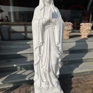 Statua Madonna in marmo bianco