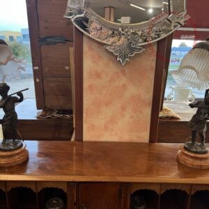 Lampade da tavolo in bronzo e marmo