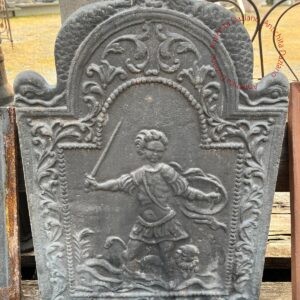 Piastra in ghisa per camino